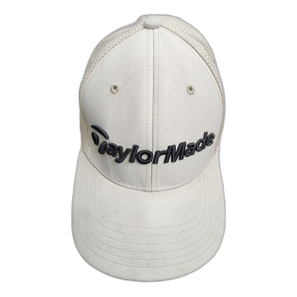 Taylormade R1 RBZ Men's Golf Hat Size L/XL Fitted Beige Stretch - Picture 1 of 7